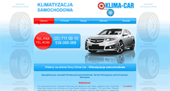 Desktop Screenshot of klimacar.pl